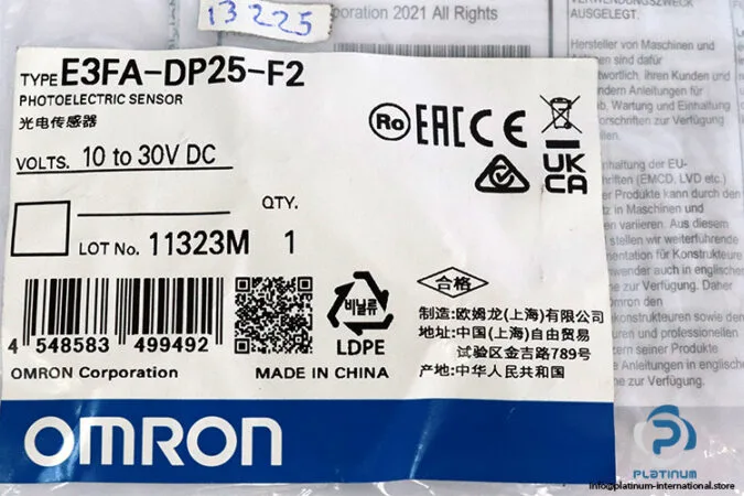 Omron E3FADP25F2 — Photoelectric Sensors (image 4)