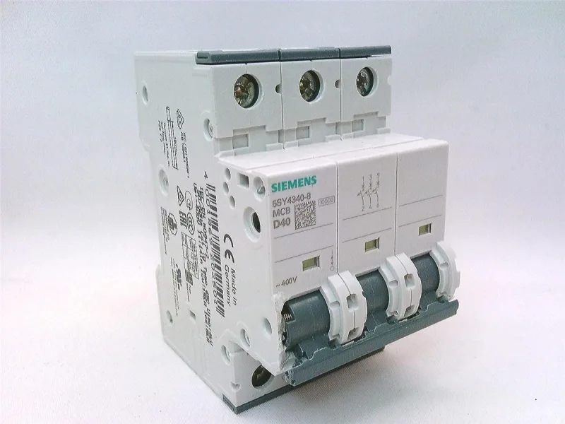 Siemens 5SY4340-8 — 3-Pole MCB (DIN Rail) (image 2)