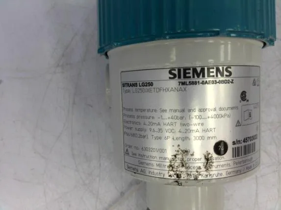 Siemens 7ML5881-0AE03-0BD2-Z — Level Transmitters (image 3)