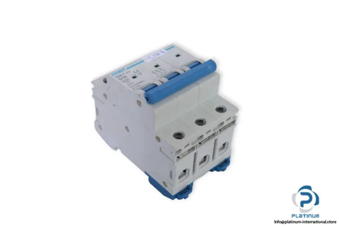 Chint NB163D163POLE — 3-Pole MCB (DIN Rail) (image 2)
