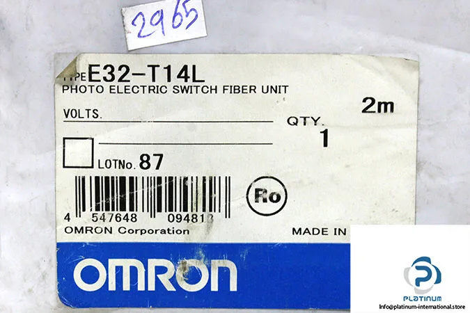 Omron E32-T14L 2M — Photoelectric Sensors (image 3)
