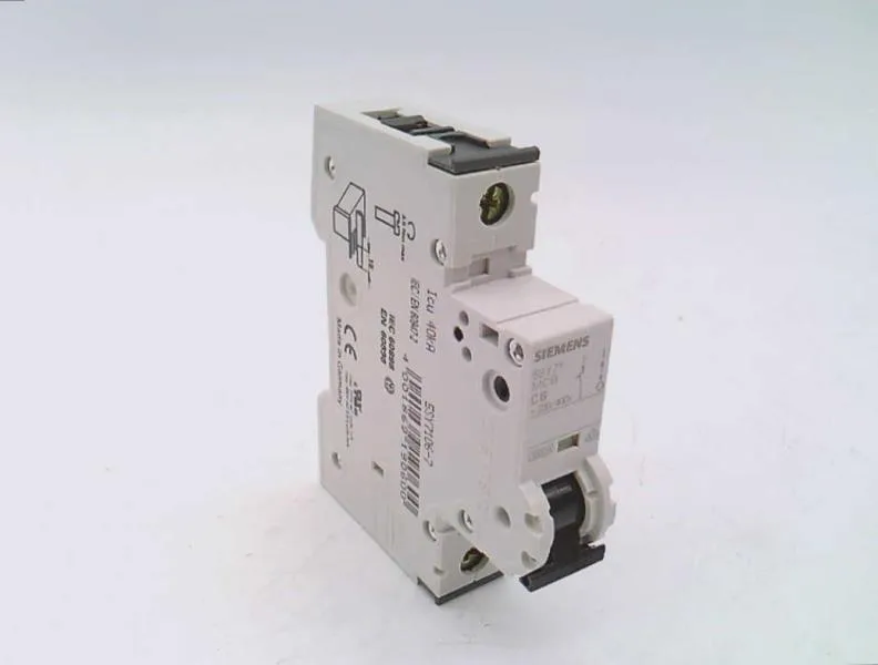 Siemens 5SY7106-7 — 1-Pole MCB (DIN Rail) (image 2)