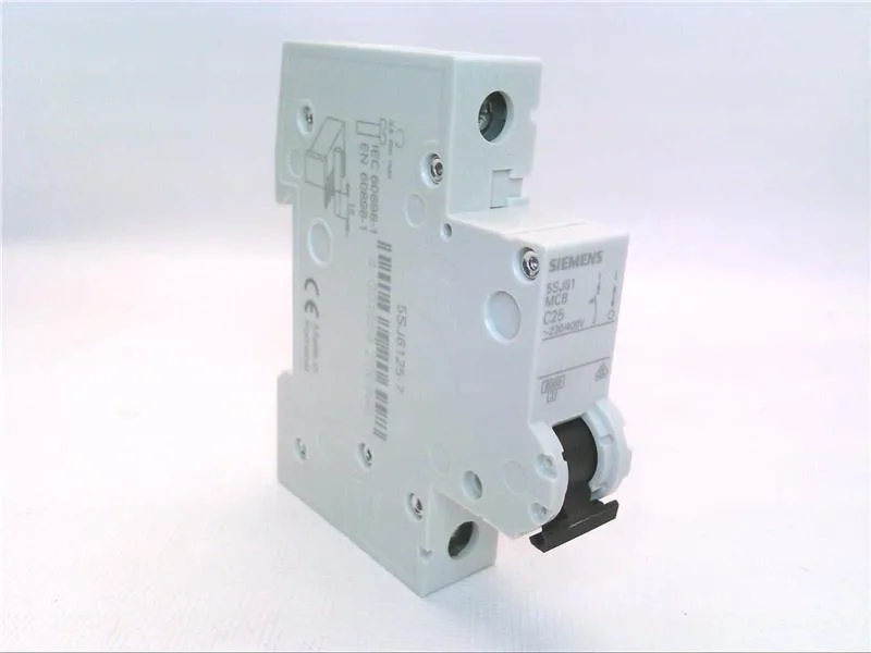 Siemens 5SJ6125-7 — 1-Pole MCB (DIN Rail) (image 2)