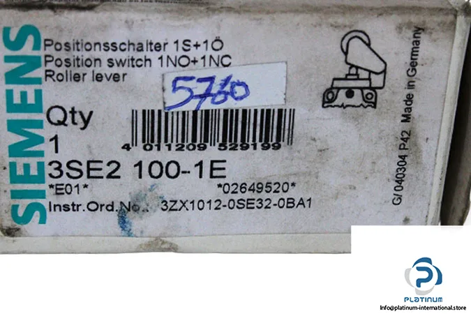 Siemens 3SE2100-1E — Limit Switches (image 3)
