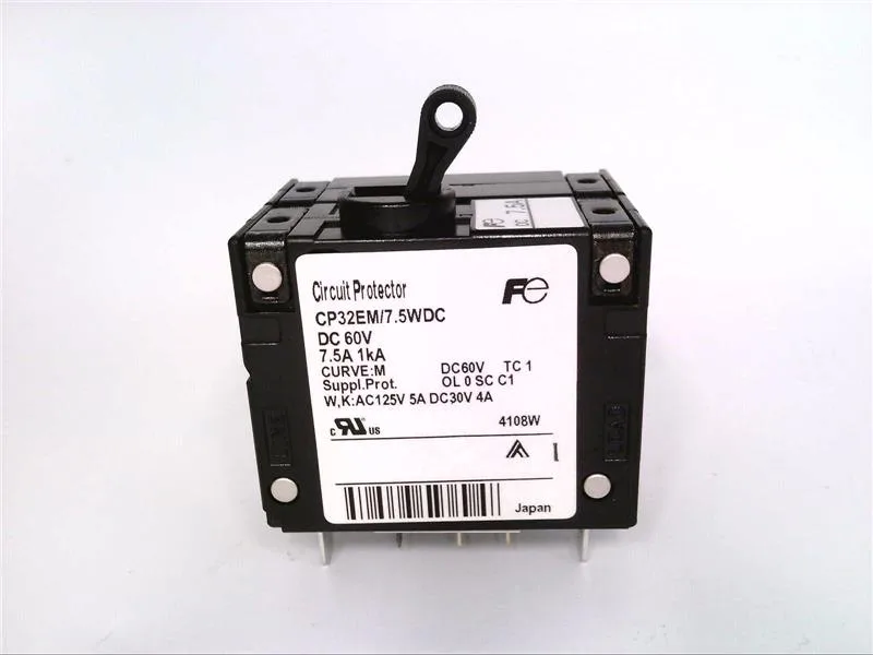Fuji Electric CP32EM/7.5WDC — Miniature Circuit Breakers (MCB)