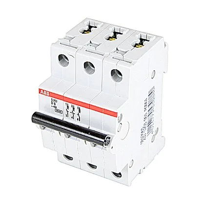 ABB S203-D6 — 3-Pole MCB (DIN Rail) (image 3)