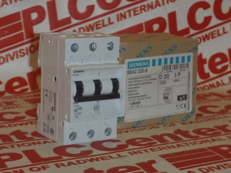 Siemens 5SX2320-8 — 3-Pole MCB (DIN Rail) (image 3)