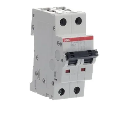 ABB ST202M-D3 — 2-Pole MCB (DIN Rail)