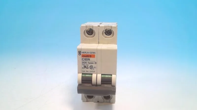 Schneider Electric C60N-2P-20A-C — 2-Pole MCB (DIN Rail) (image 3)