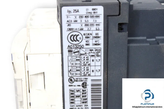 Schneider Electric LC1D12 — Contactors up to 25A (image 3)