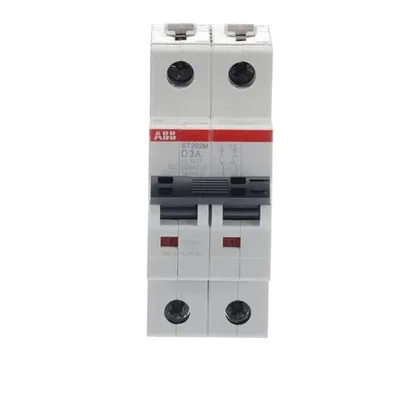 ABB ST202M-D3 — 2-Pole MCB (DIN Rail) (image 2)
