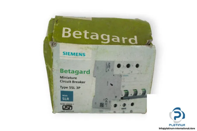Siemens 5SL4320-7RC — 3-Pole MCB (DIN Rail) (image 3)