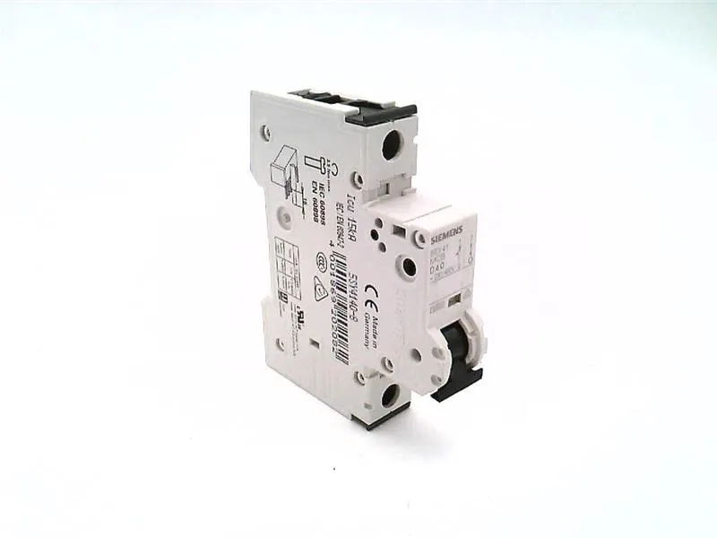 Siemens 5SY4140-8 — 1-Pole MCB (DIN Rail) (image 3)