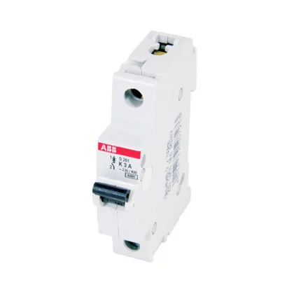 ABB S201-K3 — 1-Pole MCB (DIN Rail) (image 2)