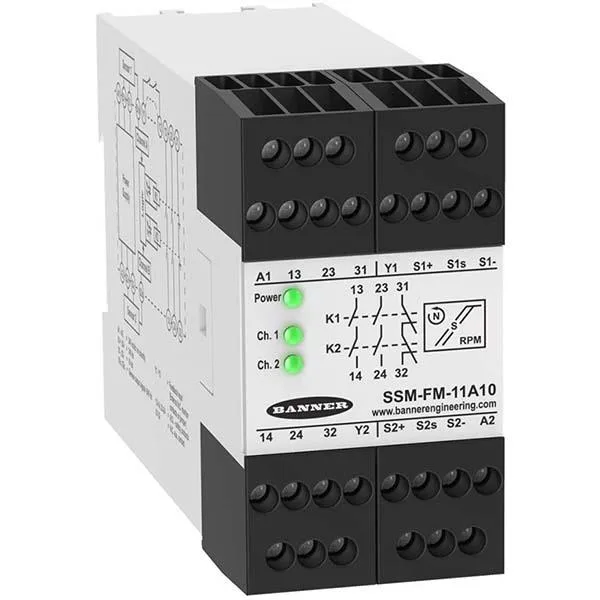 Banner Engineering SSM-FM-11A10 — General Purpose Relays