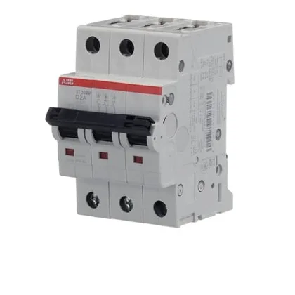 ABB ST203M-D2 — 3-Pole MCB (DIN Rail) (image 2)