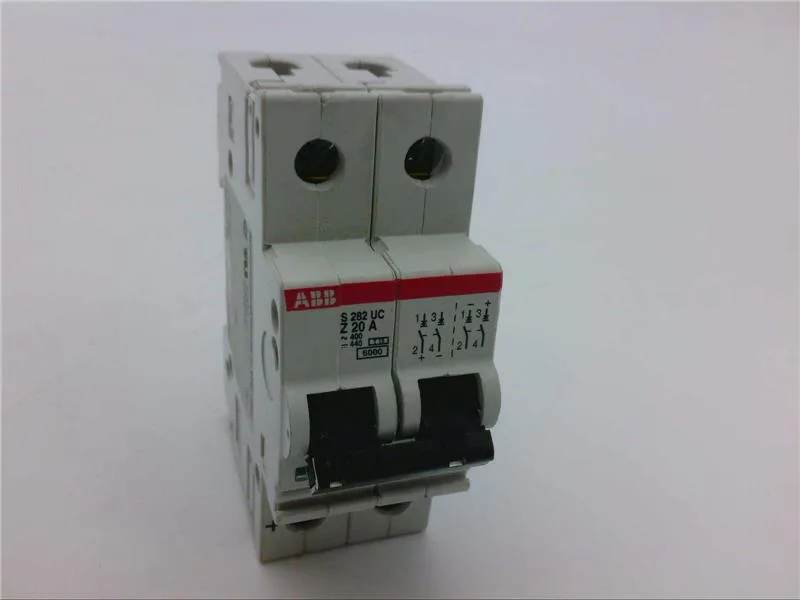 ABB S282UC-Z20 — 2-Pole MCB (DIN Rail) (image 2)