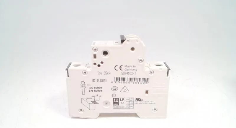 Siemens 5SY4102-7KK11 — 1-Pole MCB (DIN Rail) (image 4)