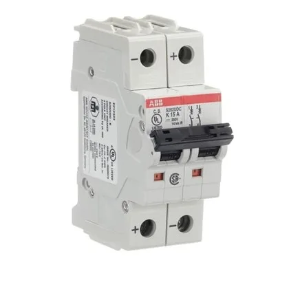 ABB S202UDC-K15 — 2-Pole MCB (DIN Rail) (image 3)
