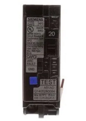 Siemens QA115AFCN — Molded Case Circuit Breakers (MCCB)