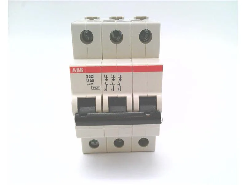 ABB S203-D50 — 3-Pole MCB (DIN Rail) (image 2)