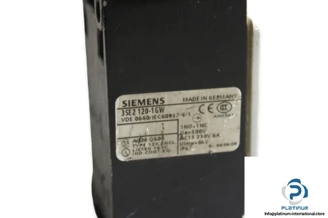 Siemens 3SE2120-1GW — Limit Switches (image 3)