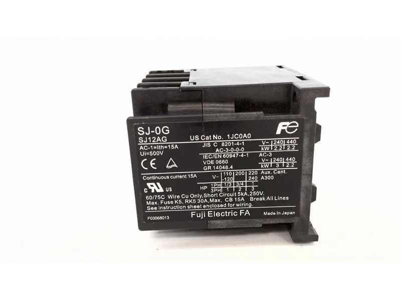 Fuji Electric SJ-0G — Contactors (image 3)