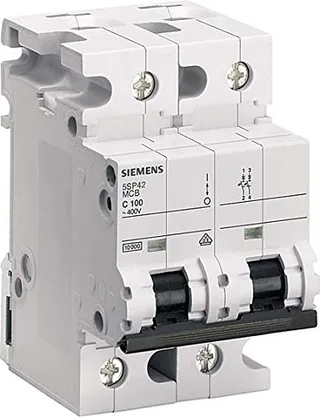 Siemens 5SP4280-7 — 2-Pole MCB (DIN Rail) (image 2)