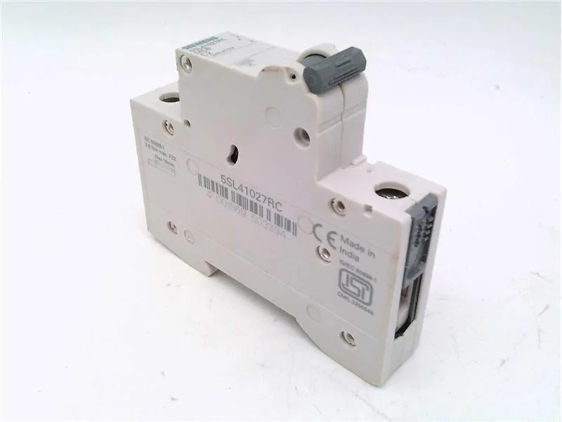 Siemens 5SL4102-7RC — 1-Pole MCB (DIN Rail) (image 3)