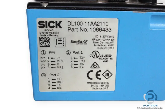 SICK DL10011AA2110 — Proximity Sensors (image 4)