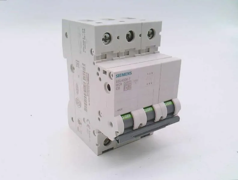 Siemens 5SL4306-7 — 3-Pole MCB (DIN Rail) (image 2)