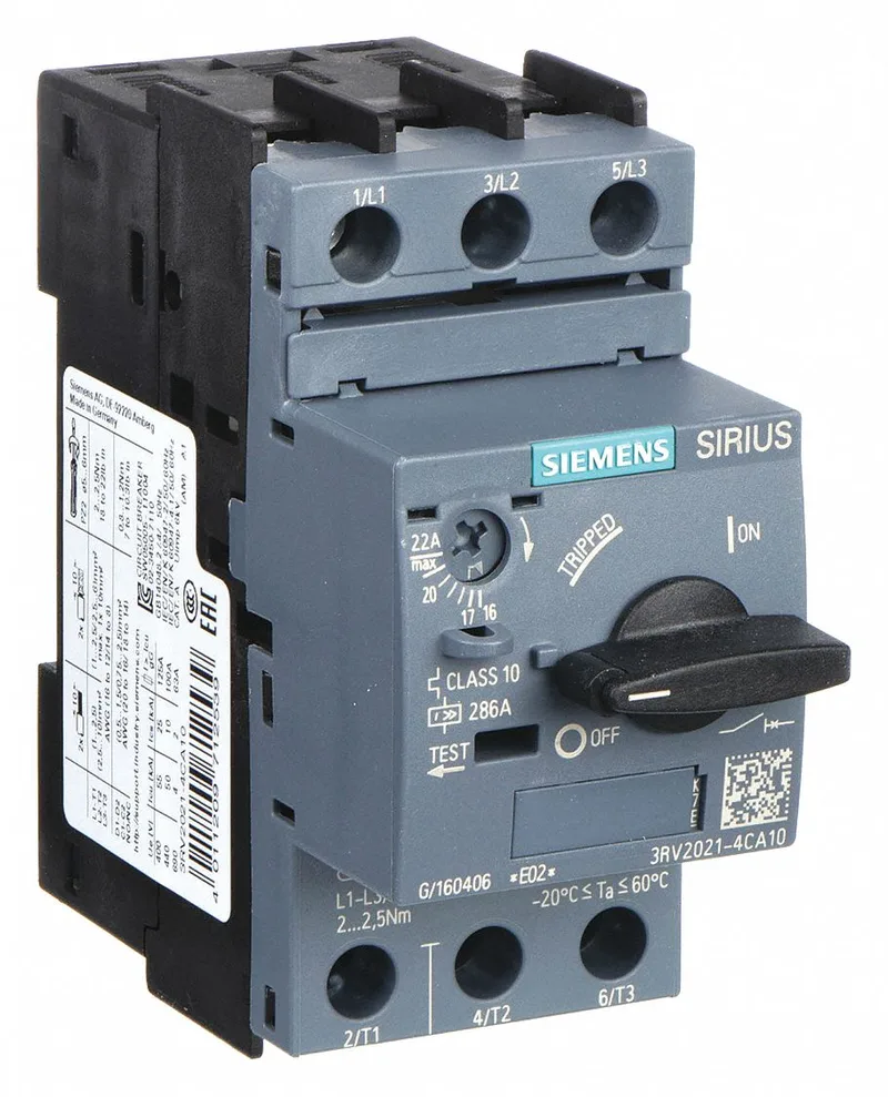 Siemens 3RV2021-4CA10 — Motor Protection Circuit Breakers (MPCB) (image 2)