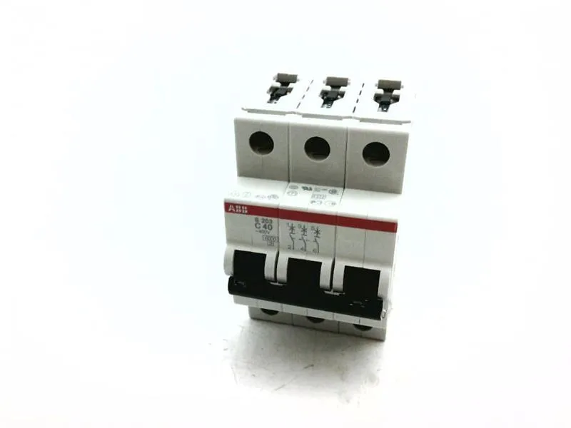 ABB S203-C40 — 3-Pole MCB (DIN Rail) (image 2)