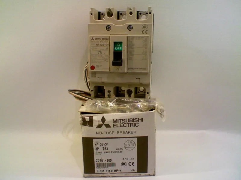 Mitsubishi Electric NF125-CV3P75A — Molded Case Circuit Breakers (MCCB) (image 2)