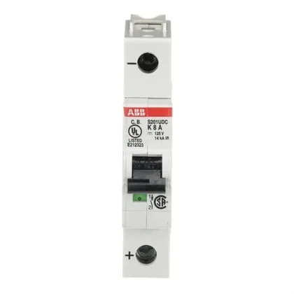 ABB S201UDC-K8 — 1-Pole MCB (DIN Rail) (image 2)