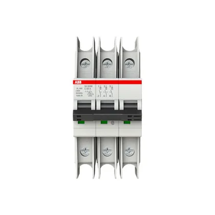 ABB SU203M-C50 — 3-Pole MCB (DIN Rail) (image 2)