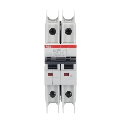ABB SU202M-C6 — 2-Pole MCB (DIN Rail) (image 2)
