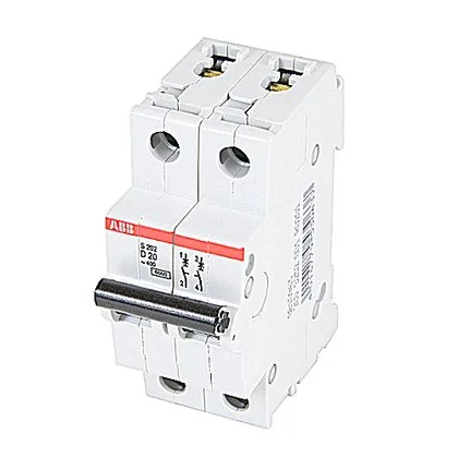 ABB S202-D20 — 2-Pole MCB (DIN Rail) (image 5)