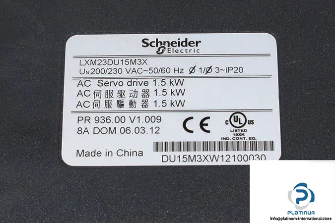 Schneider Electric LXM23DU15M3X (image 5)