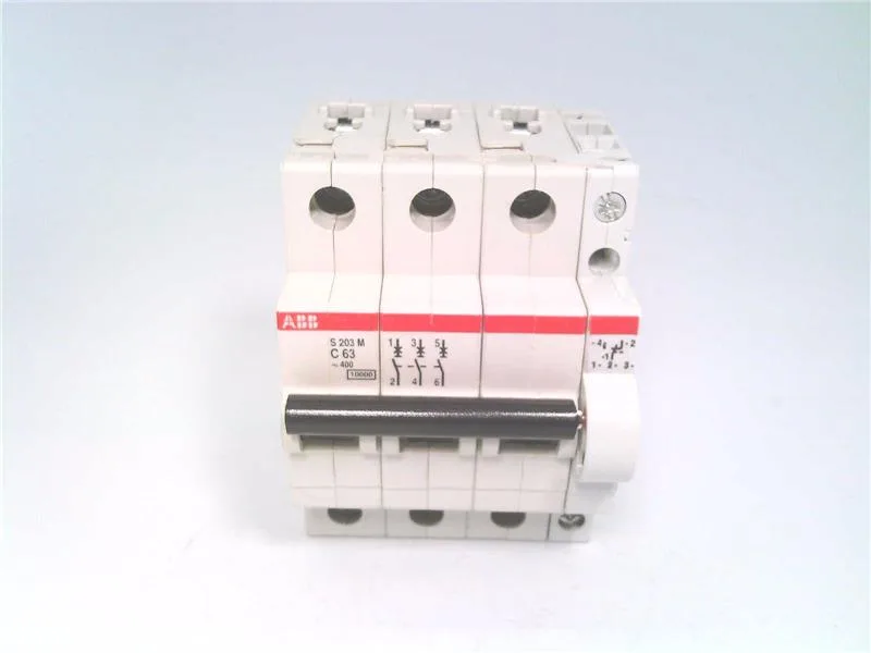 ABB S203M-C63 — 3-Pole MCB (DIN Rail) (image 3)