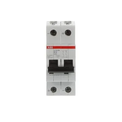 ABB S202MUC-B6 — 2-Pole MCB (DIN Rail) (image 2)