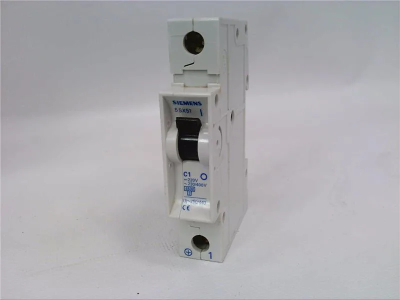 Siemens 5SX5101-7 — 1-Pole MCB (DIN Rail) (image 2)