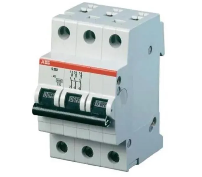 ABB S203U-K50 — 3-Pole MCB (DIN Rail)