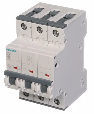 Siemens 5SY4332-5 — 3-Pole MCB (DIN Rail) (image 4)