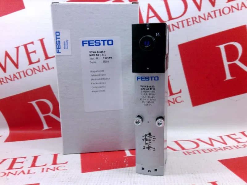 Festo VSVA-B-M52-MZD-A1-1T1L-ANC — Solenoid & Directional Valves (image 2)