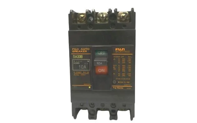 Fuji Electric SA33B/3 — Molded Case Circuit Breakers (MCCB)