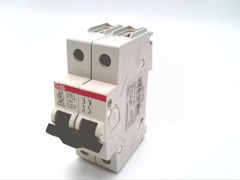 ABB S202U-K13A — 2-Pole MCB (DIN Rail)