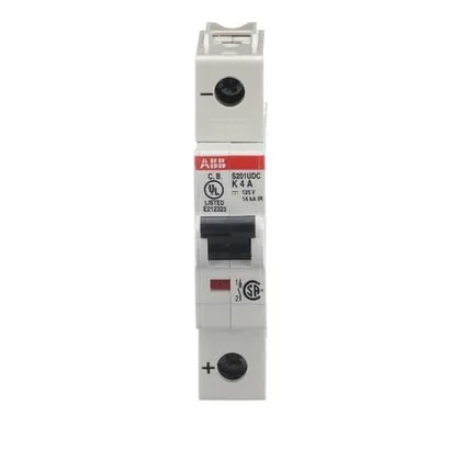 ABB S201UDC-K4 — 1-Pole MCB (DIN Rail) (image 4)