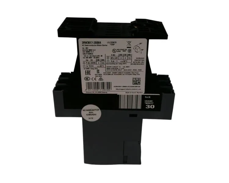 Siemens 3RW3017-2BB04 — Soft Starters (image 3)