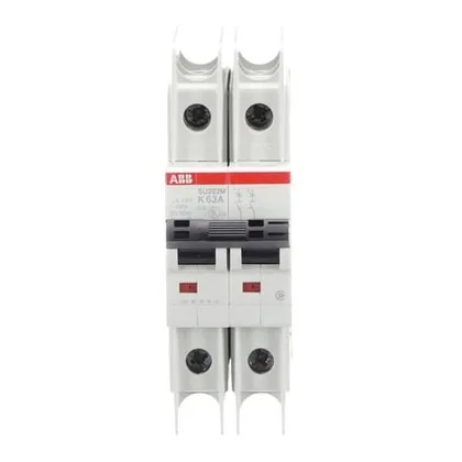 ABB SU202M-K63 — 2-Pole MCB (DIN Rail) (image 2)